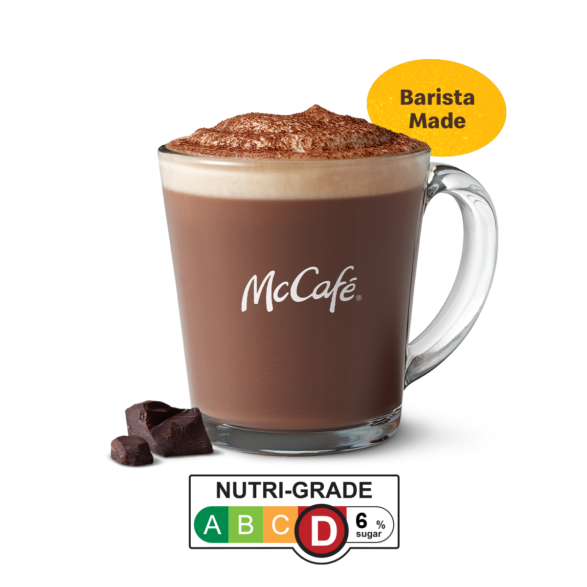 Mcdonalds hot 2025 chocolate skim milk